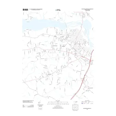 2013 Map of Roanoke Rapids, 2013 Print