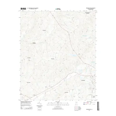 2014 Map of Roanoke West, 2014 Print