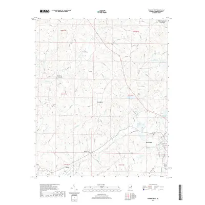 2018 Map of Roanoke West, 2018 Print