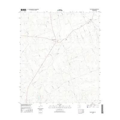 2016 Map of Roans Prairie, 2016 Print