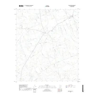 2019 Map of Roans Prairie, 2019 Print