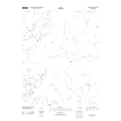 2013 Map of Roaring Gap, 2013 Print