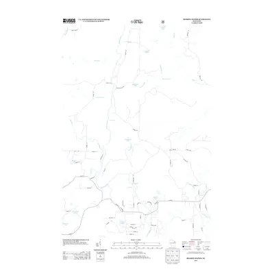 2013 Map of Roaring Rapids, 2013 Print