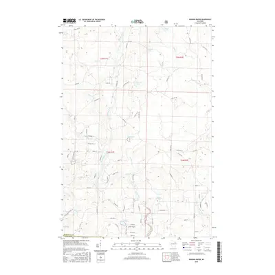 2015 Map of Roaring Rapids, 2015 Print