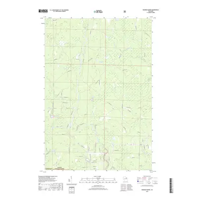 2018 Map of Roaring Rapids, 2018 Print