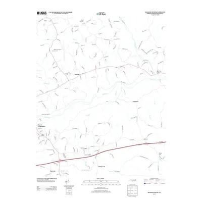 2013 Map of Roaring River, 2013 Print