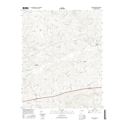 2016 Map of Roaring River, 2016 Print