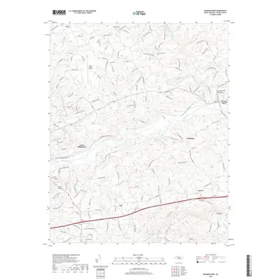 2019 Map of Roaring River, 2019 Print
