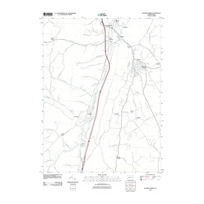 2010 Map of Roaring Spring, 2010 Print