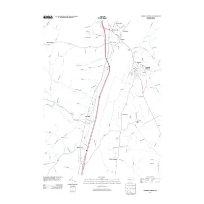 2013 Map of Roaring Spring, 2013 Print