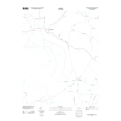 2013 Map of Roaring Spring, 2013 Print