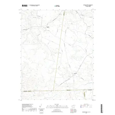 2019 Map of Roaring Spring, 2019 Print