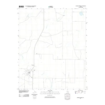 2010 Map of Roaring Springs, 2010 Print