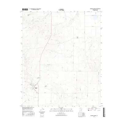 2016 Map of Roaring Springs, 2016 Print