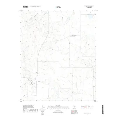 2019 Map of Roaring Springs, 2019 Print