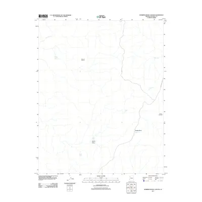 2011 Map of Robbers Roost Canyon, 2011 Print