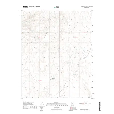 2018 Map of Robbers Roost Canyon, 2018 Print