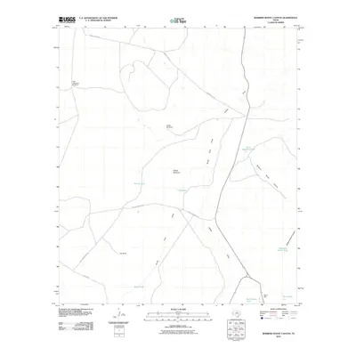 2010 Map of Robbers Roost Canyon, 2010 Print