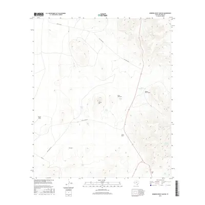 2016 Map of Robbers Roost Canyon, 2016 Print