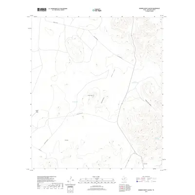2019 Map of Robbers Roost Canyon, 2019 Print