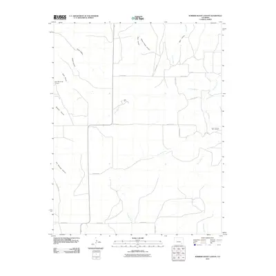 2010 Map of Robbers Roost Canyon, 2010 Print