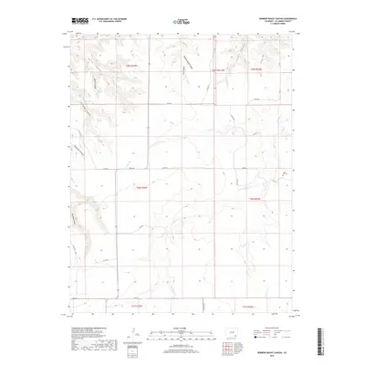 2019 Map of Robbers Roost Canyon, 2019 Print