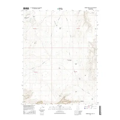 2017 Map of Robbers Roost Flats, 2017 Print