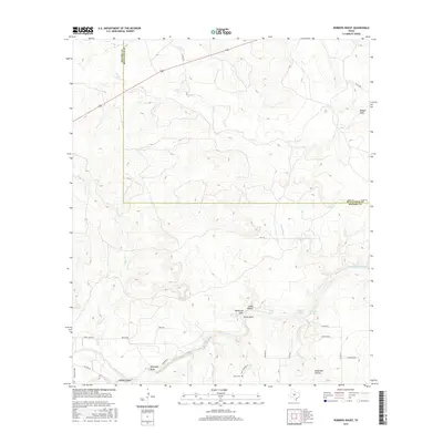 2016 Map of Robbers Roost, 2016 Print
