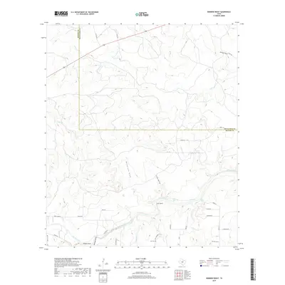 2019 Map of Robbers Roost, 2019 Print