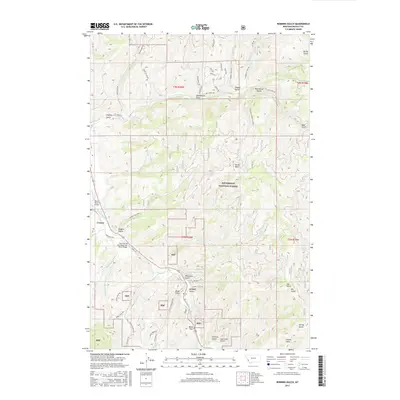2017 Map of Robbins Gulch, 2017 Print