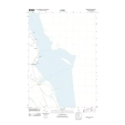 2011 Map of Robbinston, 2011 Print
