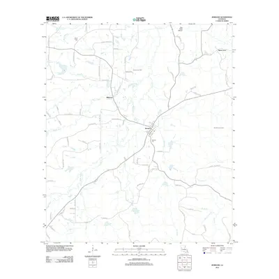 2012 Map of Robeline, 2012 Print