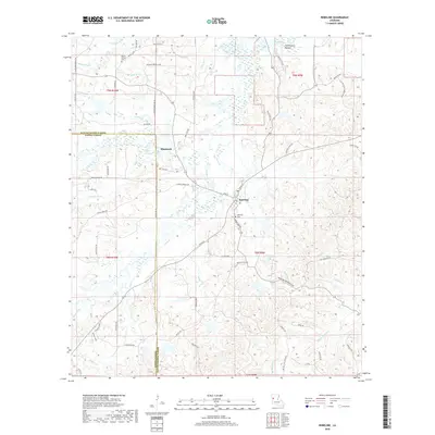 2018 Map of Robeline, 2018 Print