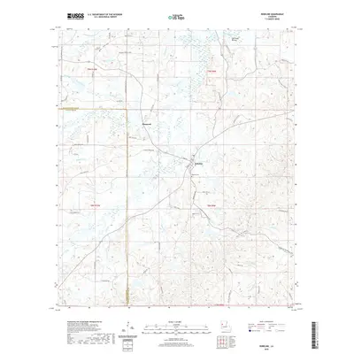 2020 Map of Robeline, 2020 Print