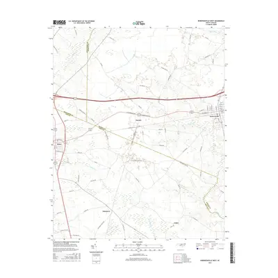 2016 Map of Robersonville West, 2016 Print
