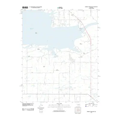 2010 Map of Robert S Kerr Dam, 2010 Print