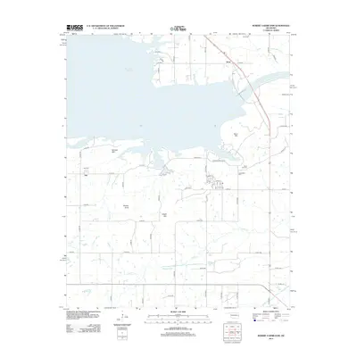 2012 Map of Robert S Kerr Dam, 2012 Print