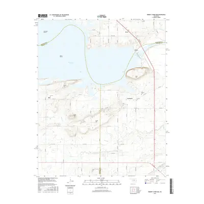 2016 Map of Robert S Kerr Dam, 2016 Print