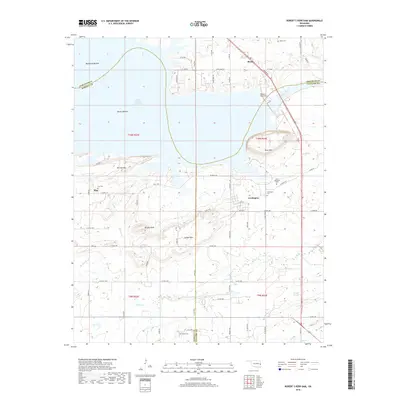 2018 Map of Robert S Kerr Dam, 2018 Print