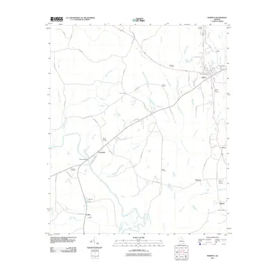 2011 Map of Roberta, 2011 Print