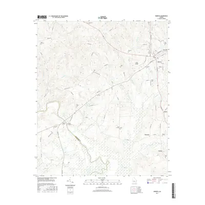 2017 Map of Roberta, 2017 Print