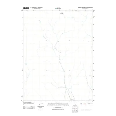 2012 Map of Roberts Creek Mountain, 2012 Print