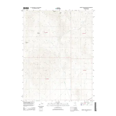 2014 Map of Roberts Creek Mountain, 2014 Print