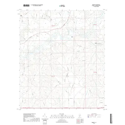 2018 Map of Roberts, 2018 Print