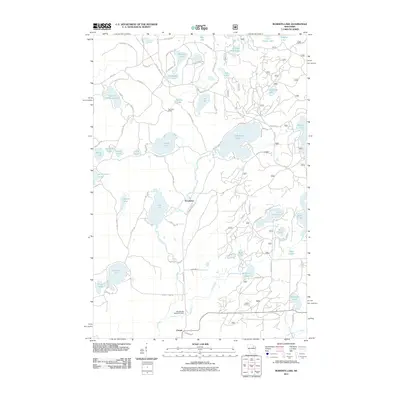 2011 Map of Roberts Lake, 2011 Print