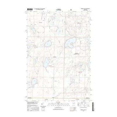 2015 Map of Roberts Lake, 2015 Print
