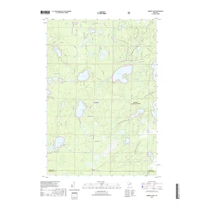 2018 Map of Roberts Lake, 2018 Print
