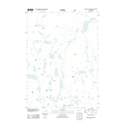 2012 Map of Roberts Mountain, 2012 Print