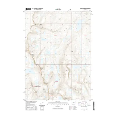 2015 Map of Roberts Mountain, 2015 Print