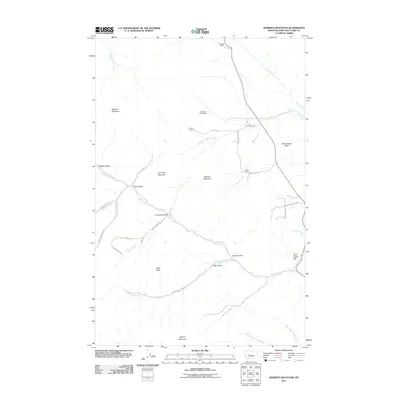 2011 Map of Roberts Mountain, 2011 Print